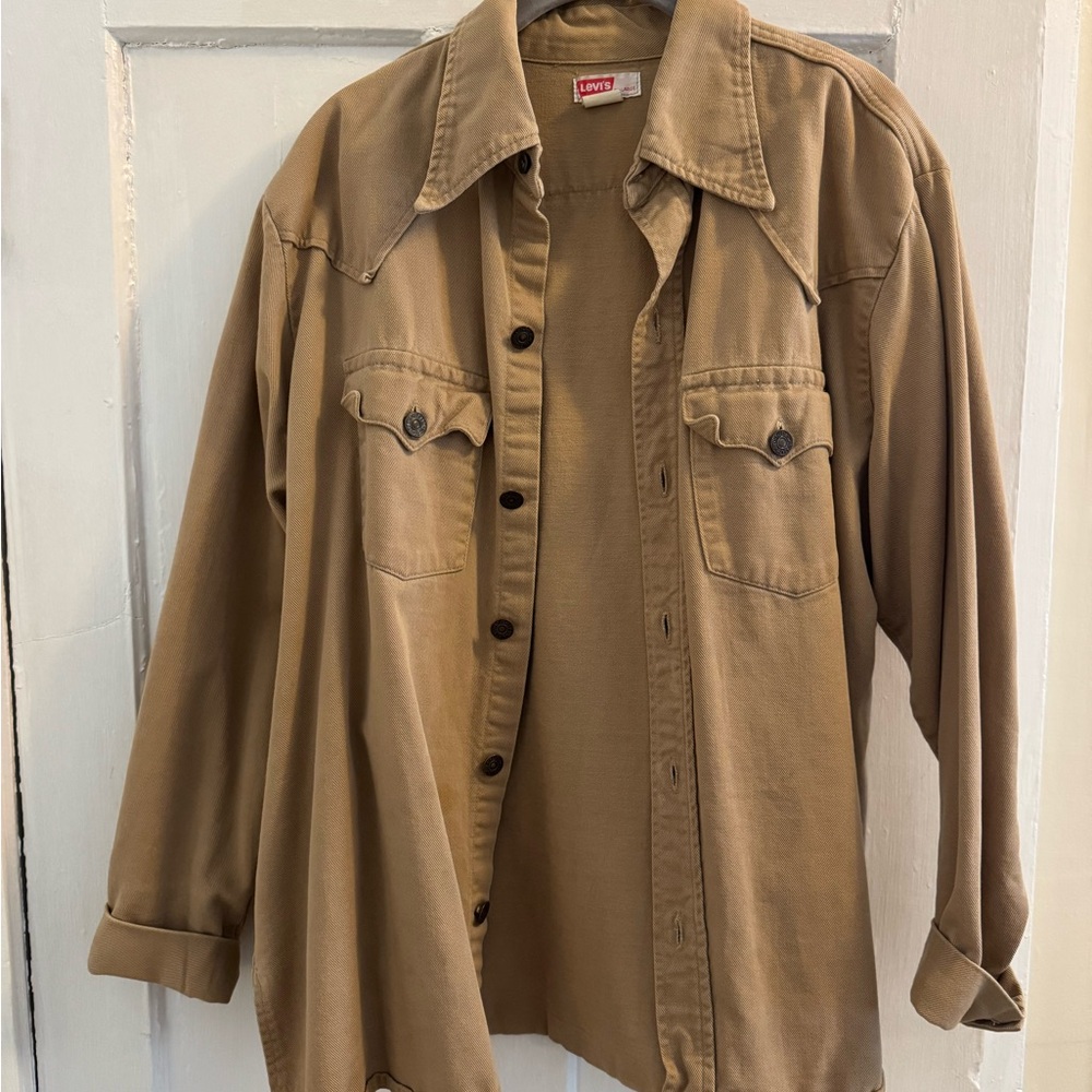 Levi's Tan Shirt Jacket